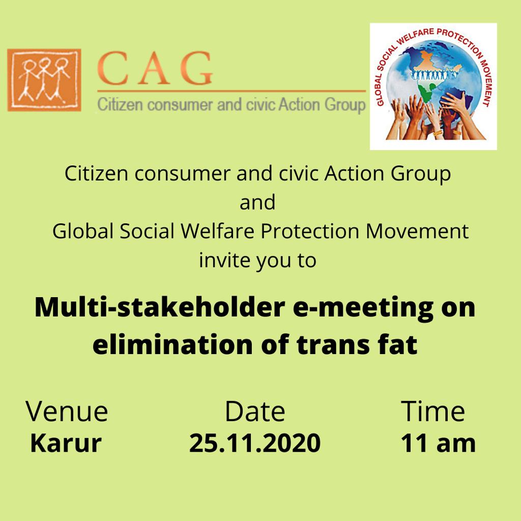 Karur Nov event - trans fat emeeting