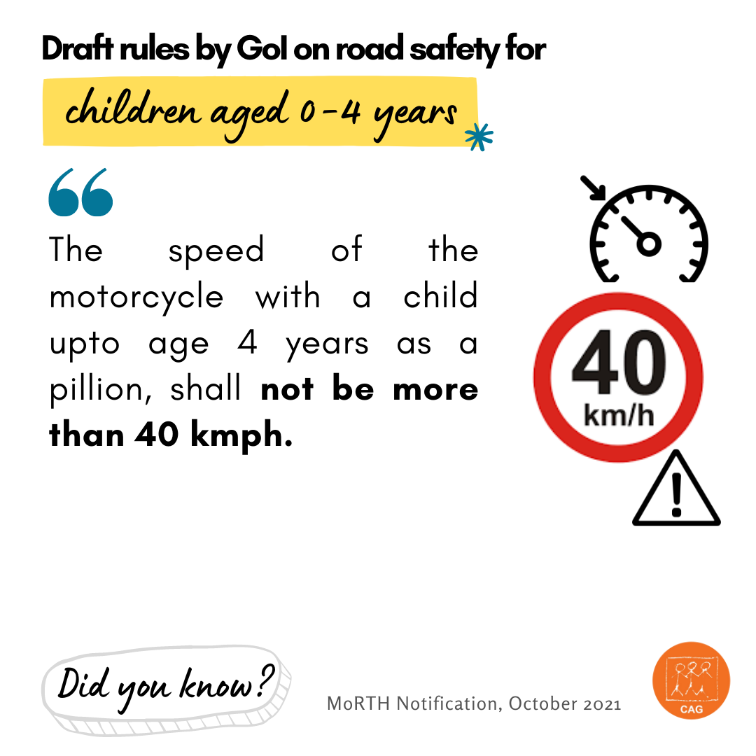 Social Media Poster Road Safety Draft Rules bu GoI CAG